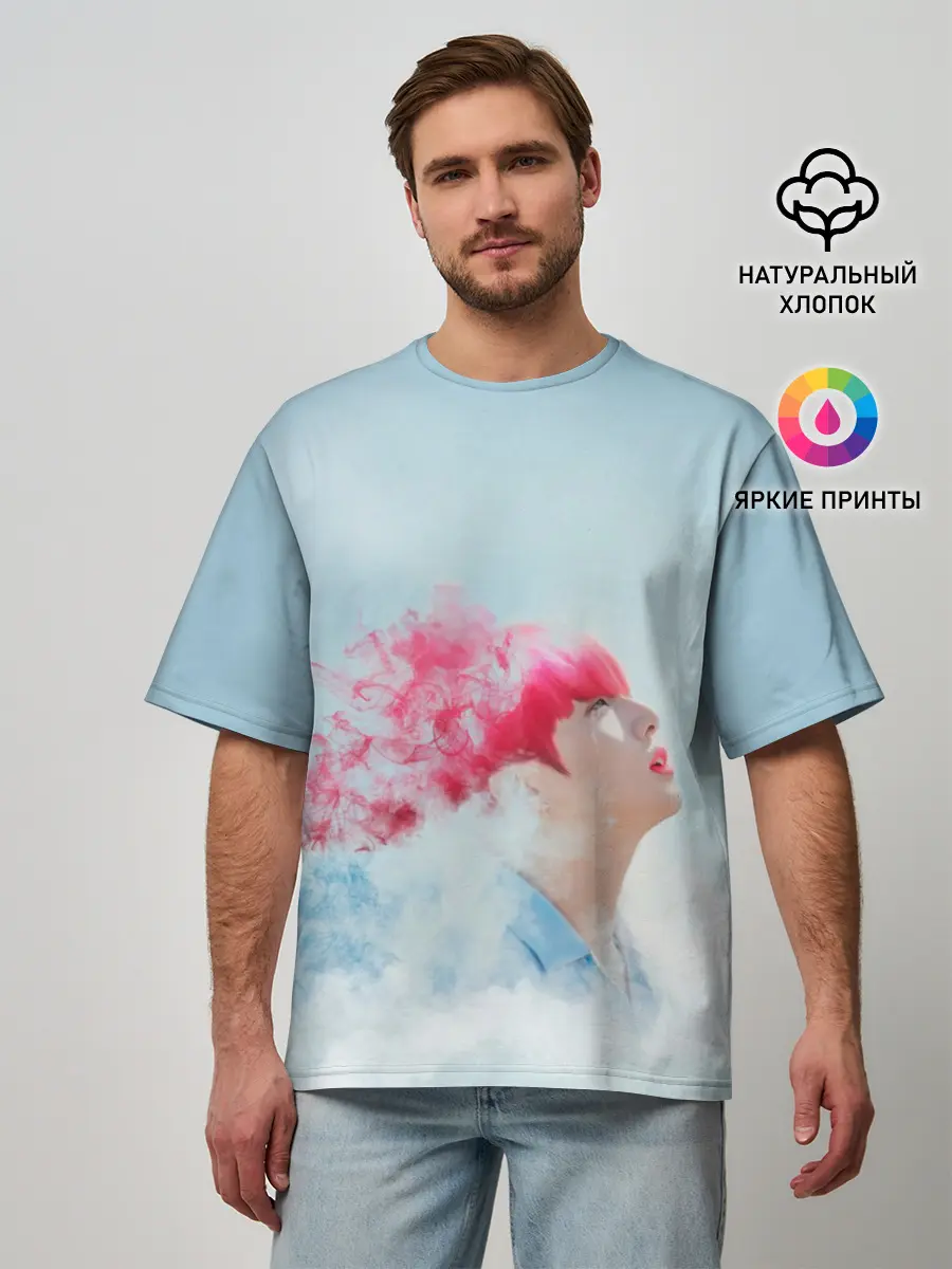 Мужская футболка оверсайз / BTS. Jungkook