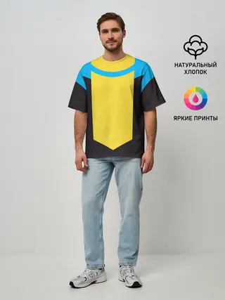 Мужская футболка оверсайз / Invincible - Mark Grayson