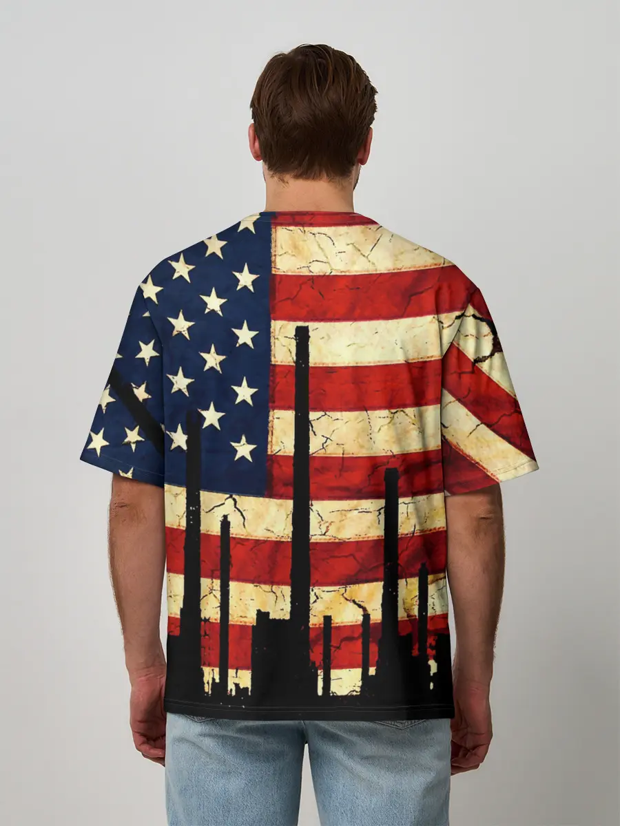 Мужская футболка оверсайз / USA URBAN