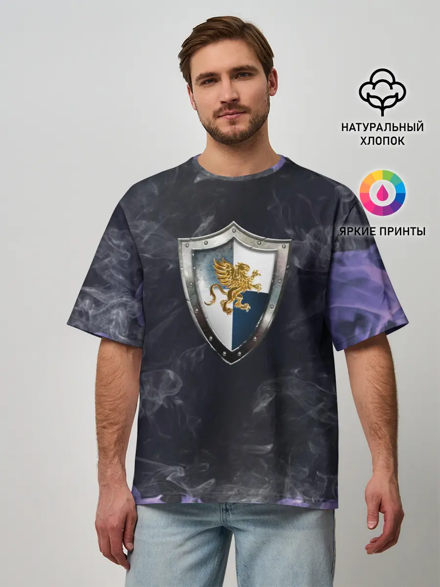 Мужская футболка оверсайз / Heroes of Might and Magic