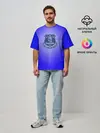 Мужская футболка оверсайз / Эвертон 3D