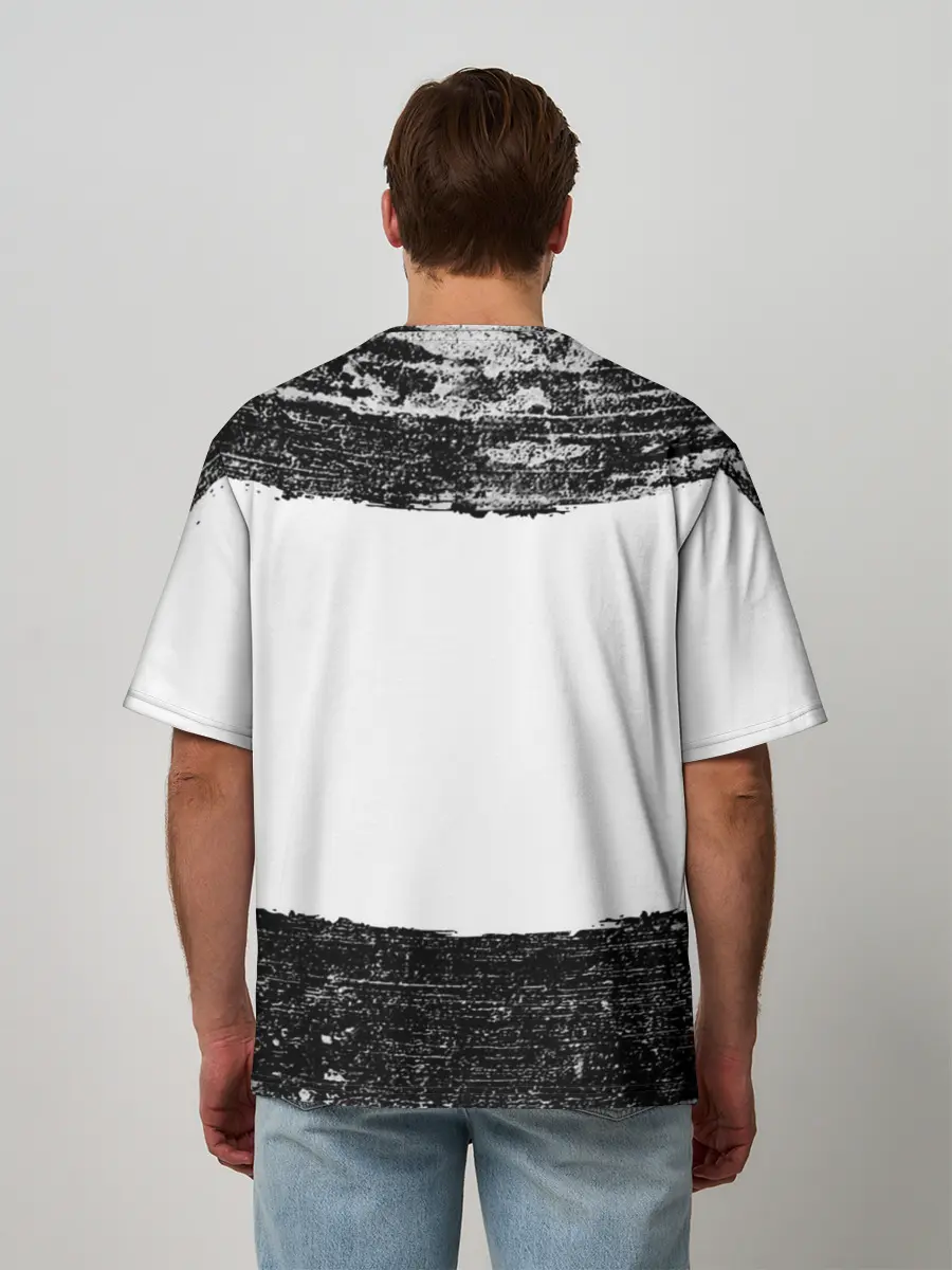 Мужская футболка оверсайз / Moscow | Rio | La Casa de Papel