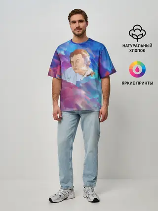 Мужская футболка оверсайз / ИЛОН МАСК