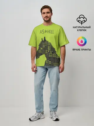 Мужская футболка оверсайз / BoJack Horseman