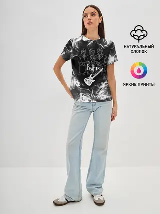 Женская базовая футболка / The Beatles