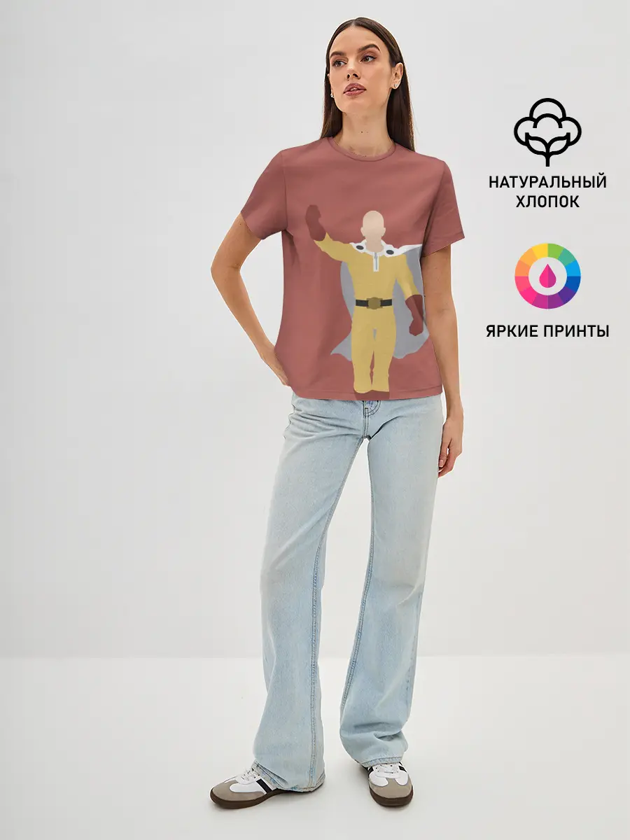 Женская базовая футболка / Saitama