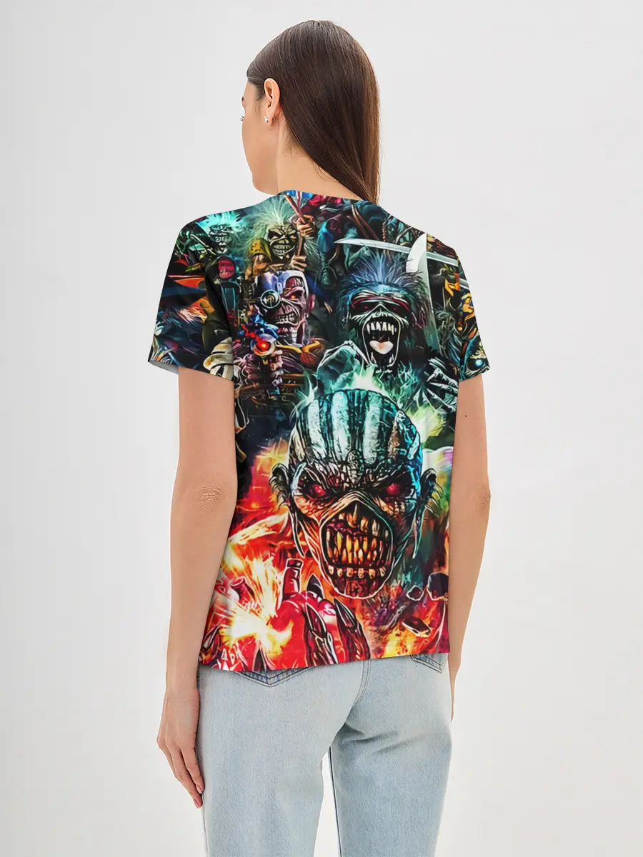 Женская базовая футболка / Iron Maiden