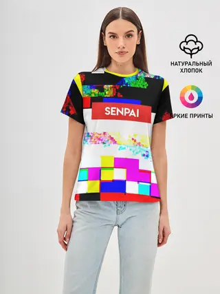 Женская базовая футболка / SENPAI