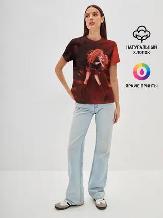 Женская базовая футболка / Джунко Эношима