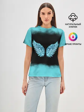 Женская базовая футболка / Крылья Ангела
