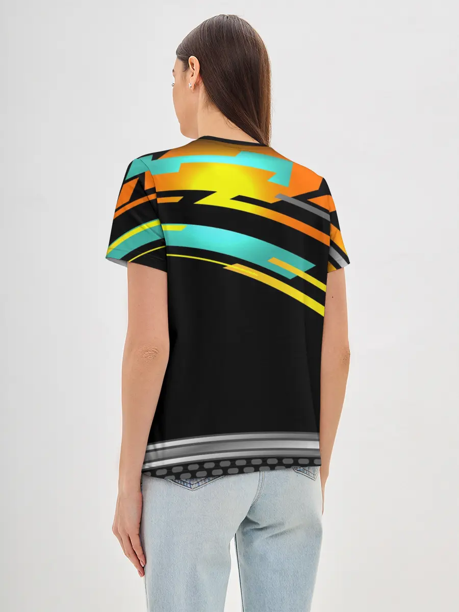 Женская базовая футболка / CyberPunk 2077