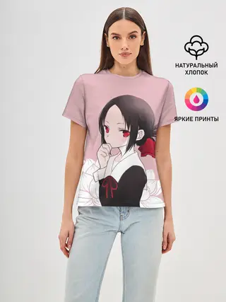 Женская базовая футболка / Kaguya Flower