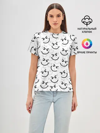 Женская базовая футболка / BON JOVI HAVE A NICE DAY