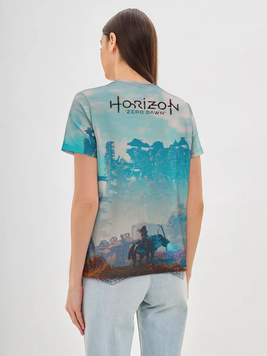 Женская базовая футболка / HZD | We Can Do It!