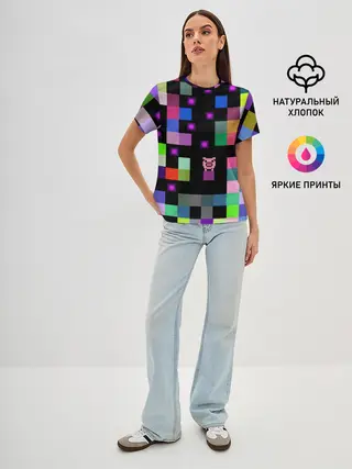 Женская базовая футболка / Arcade Pig