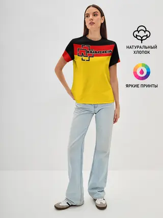 Женская базовая футболка / Rammstein