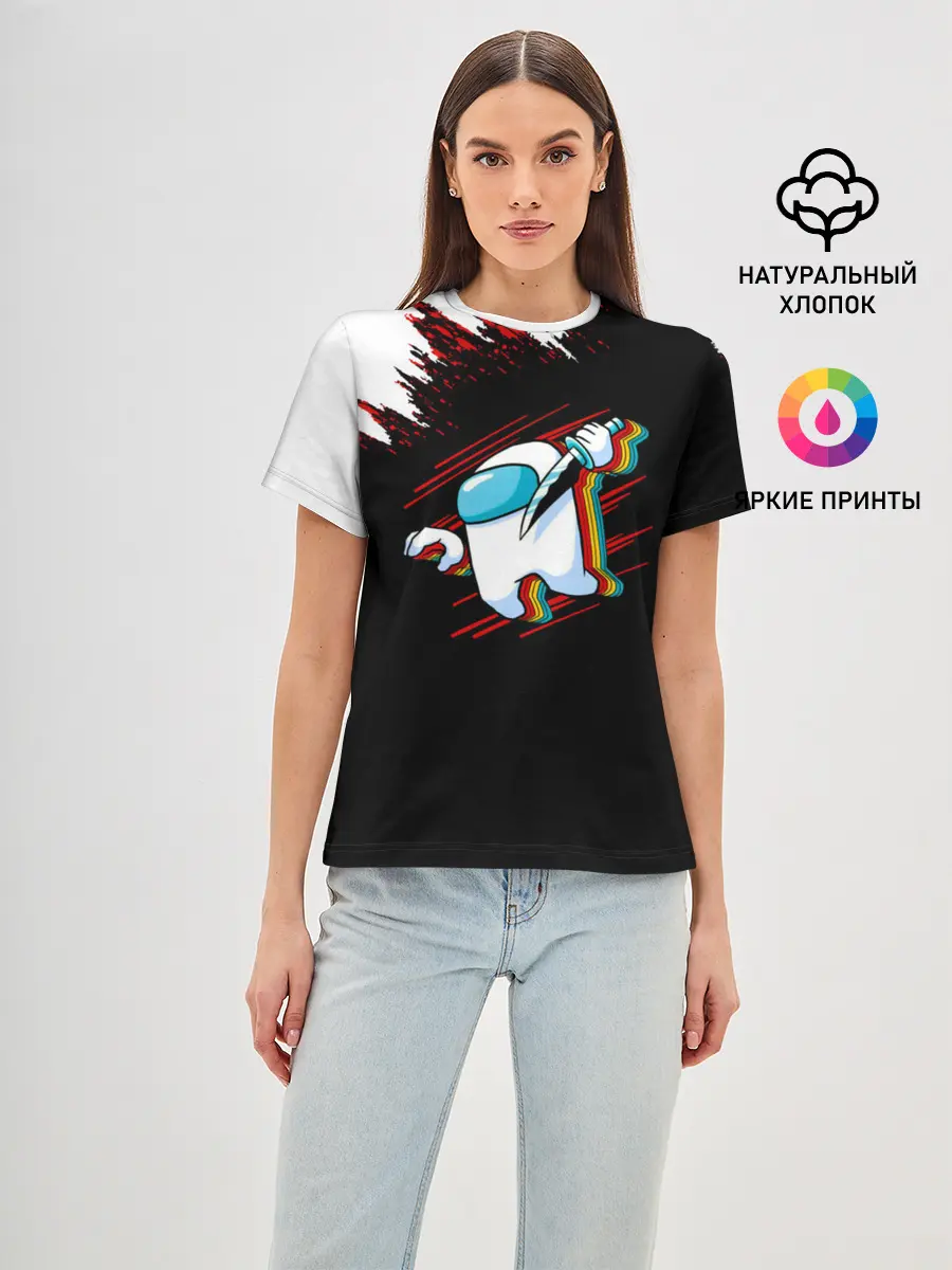 Женская базовая футболка / Among Us