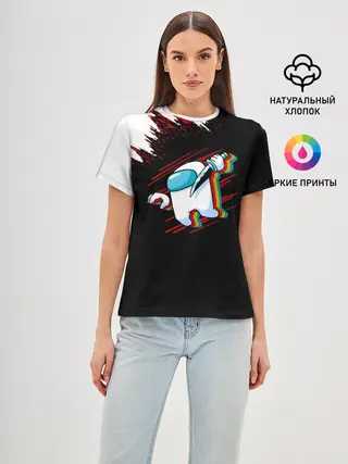 Женская базовая футболка / Among Us