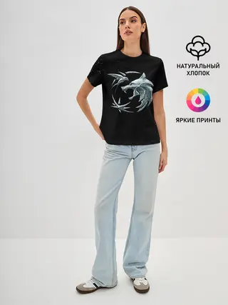 Женская базовая футболка / THE WITCHER - Символы