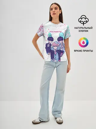 Женская базовая футболка / Рейген | Кагеяма | Моб 100