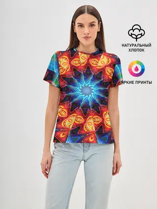 Женская базовая футболка / PSY