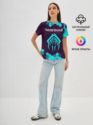 Женская базовая футболка / WARFRAME / ВАРФРЕЙМ