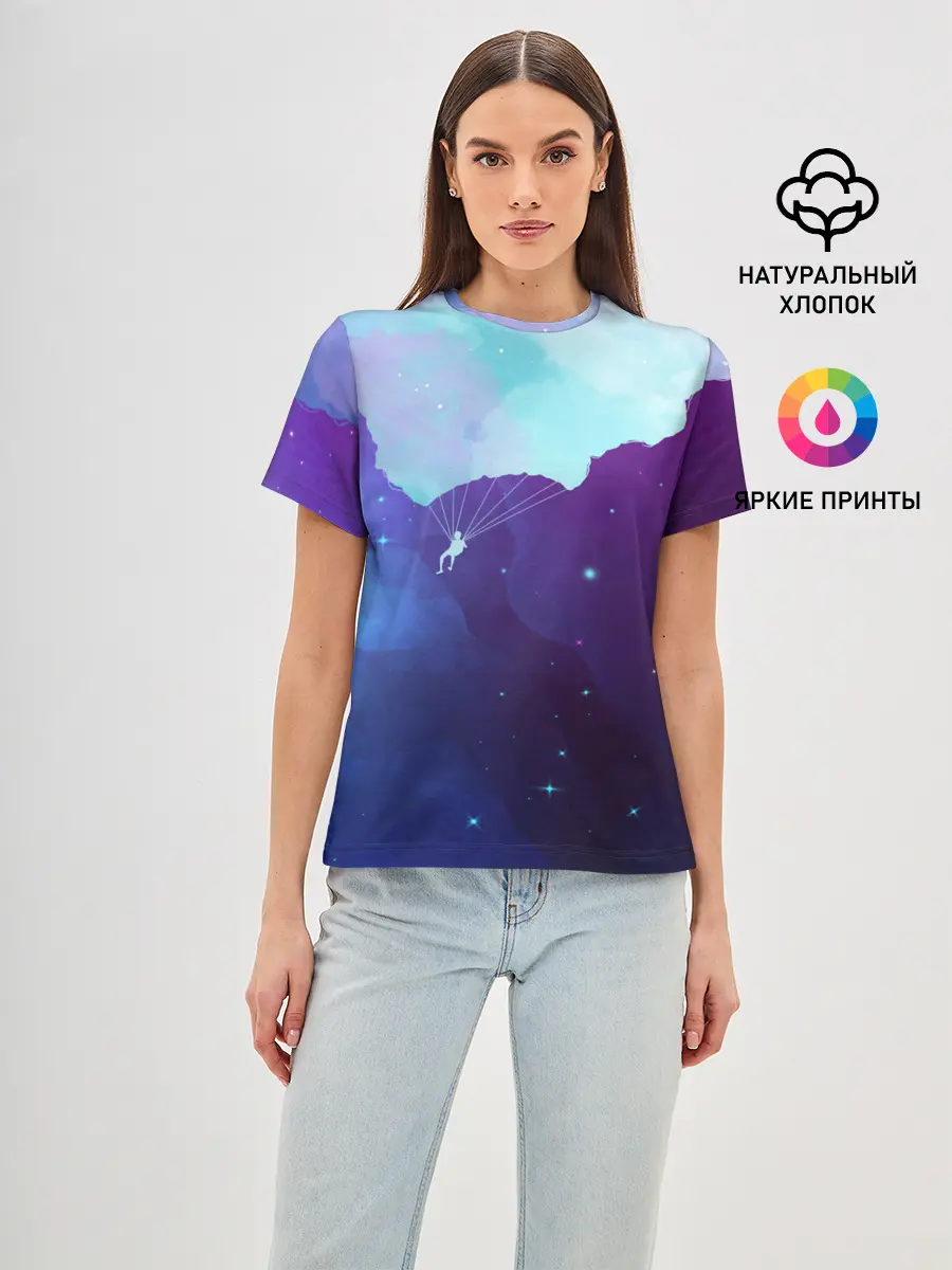 Женская базовая футболка / Skydiver