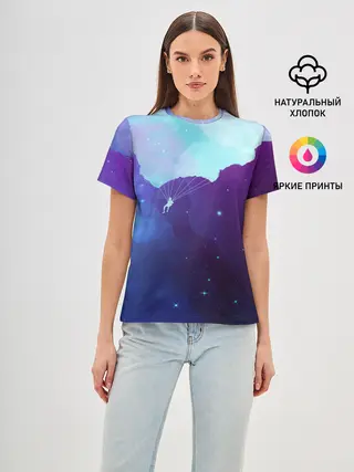 Женская базовая футболка / Skydiver