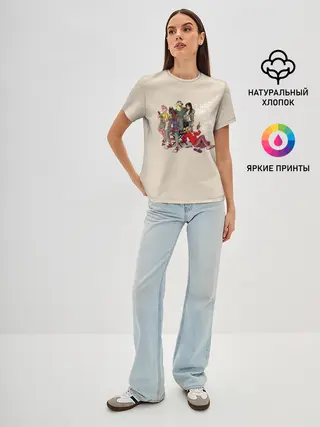 Женская базовая футболка / Конь БоДжек