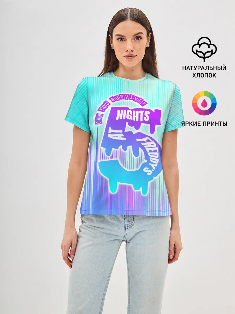 Женская базовая футболка / Five Nights at Freddy