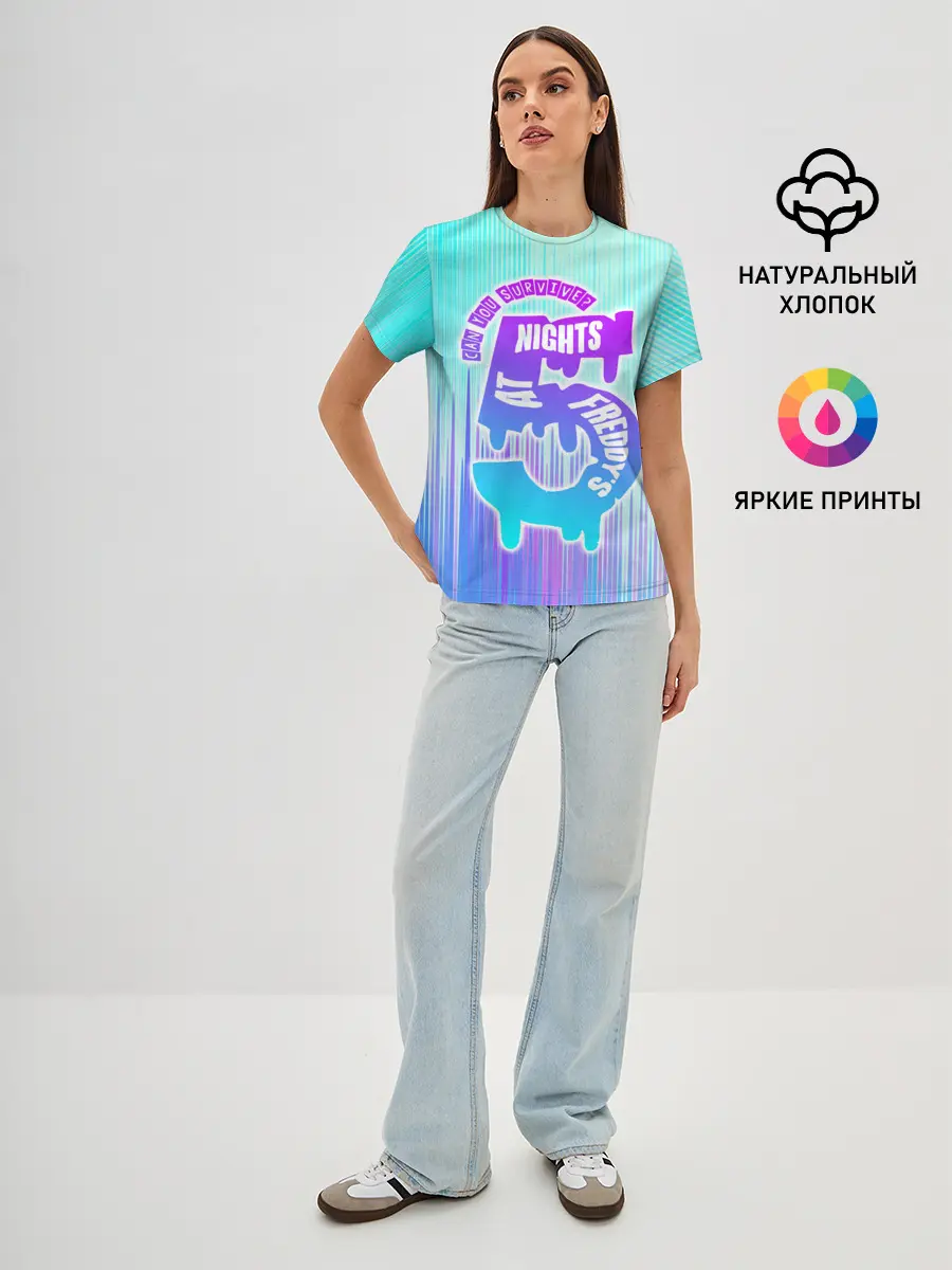 Женская базовая футболка / Five Nights at Freddy