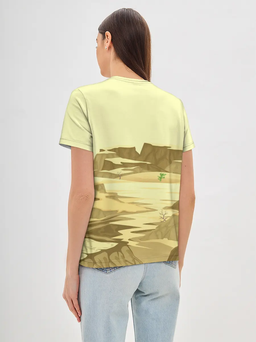 Женская базовая футболка / Пустыня