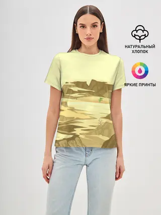 Женская базовая футболка / Пустыня