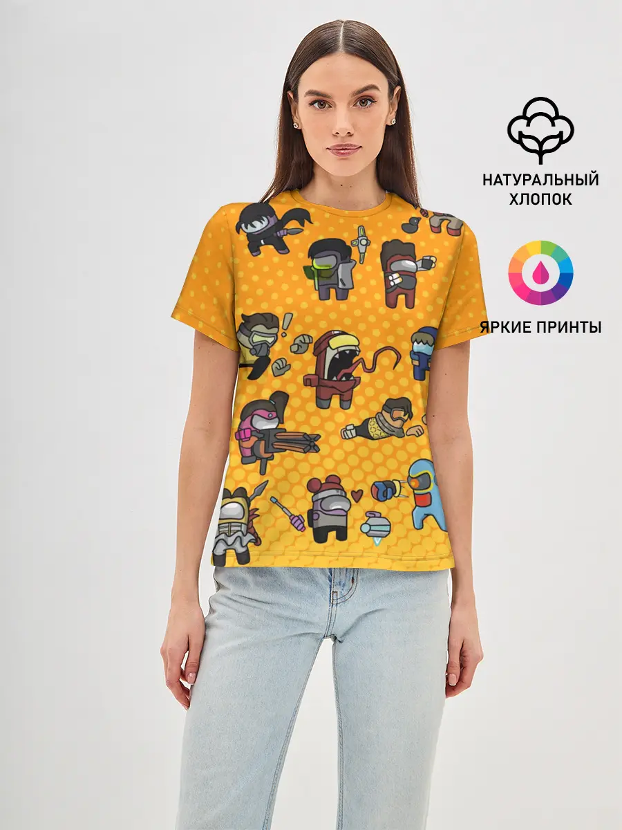 Женская базовая футболка / Among Us