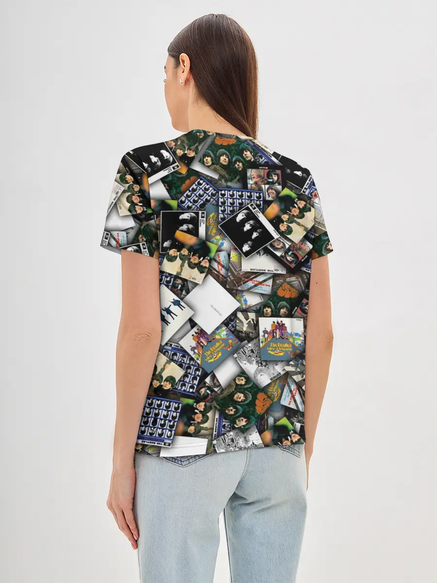 Женская базовая футболка / The Beatles. Дискография