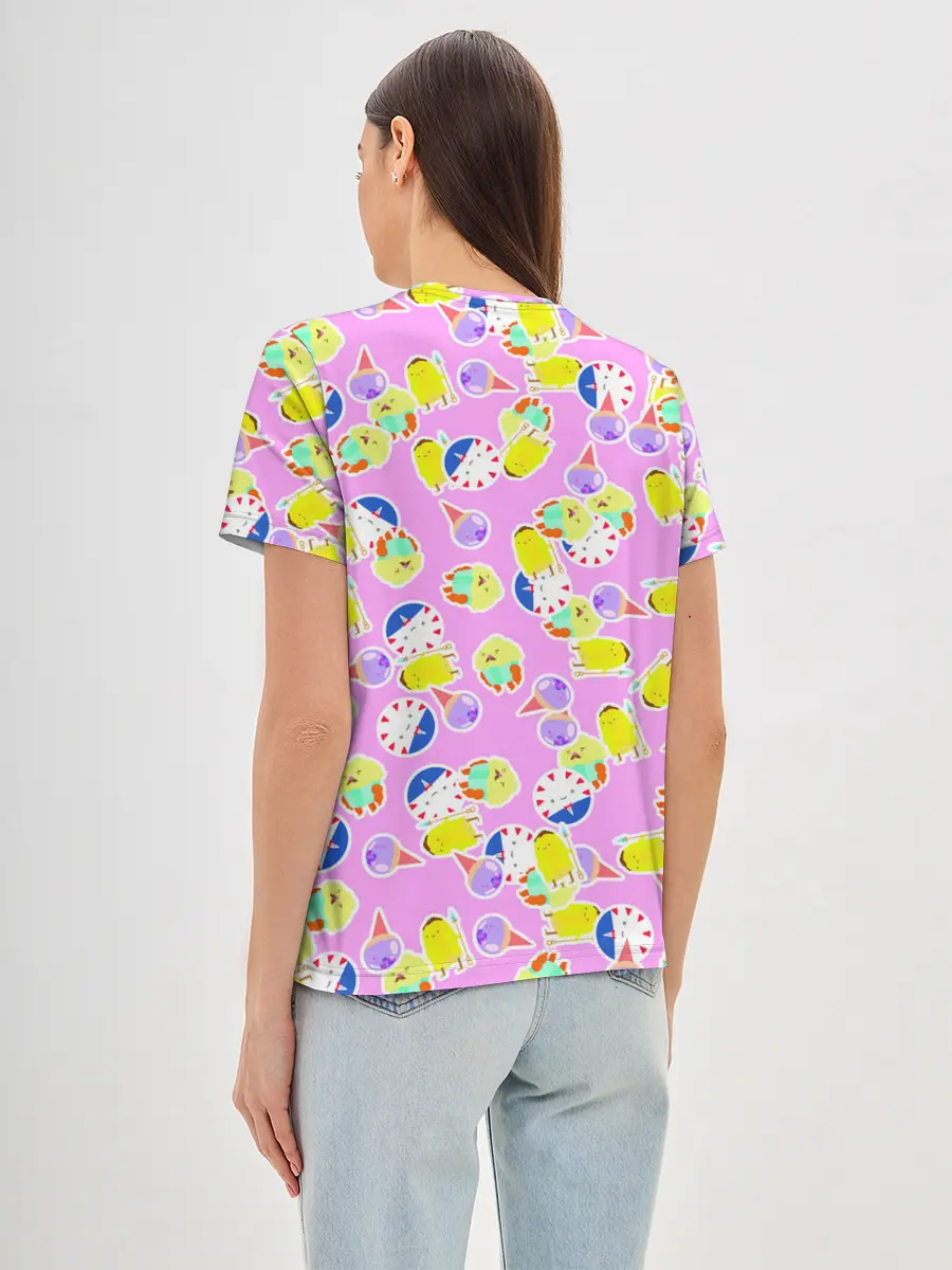 Женская базовая футболка / Candy People