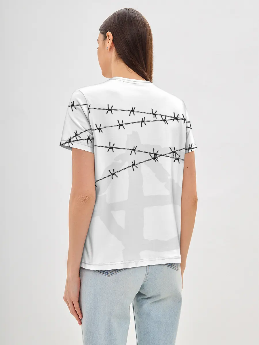 Женская базовая футболка / Гражданская оборона