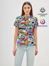 Женская базовая футболка / Stickerboom