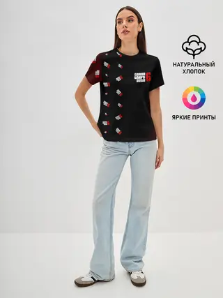 Женская базовая футболка / ГТА 6 - Соты