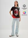 Женская базовая футболка / AC MILAN / МИЛАН