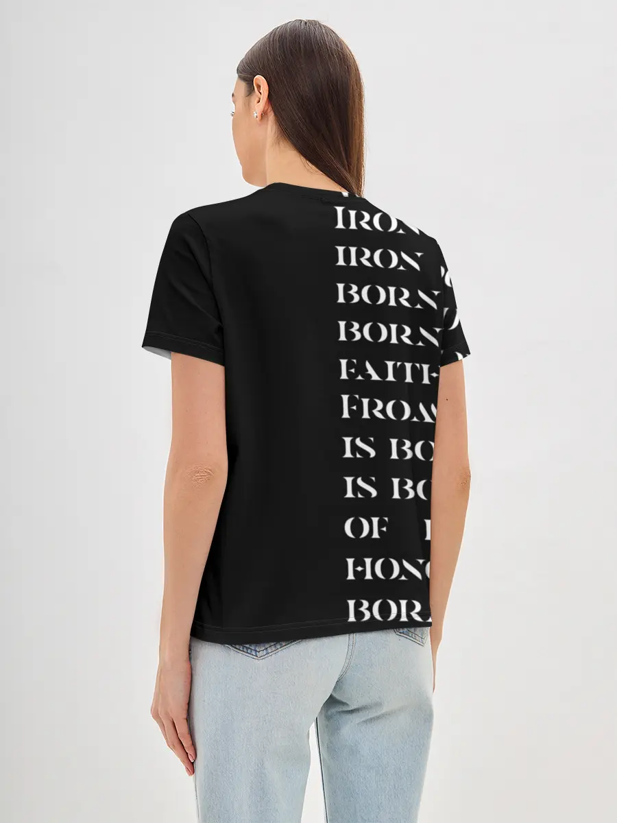 Женская базовая футболка / Боевой клич | Железные войны