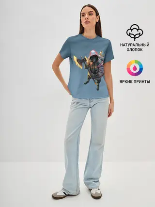 Женская базовая футболка / Pyro