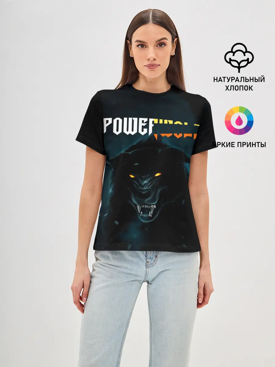 Женская базовая футболка / Powerwolf