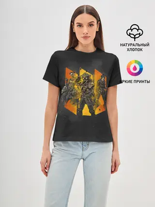 Женская базовая футболка / АПЕКС Команда