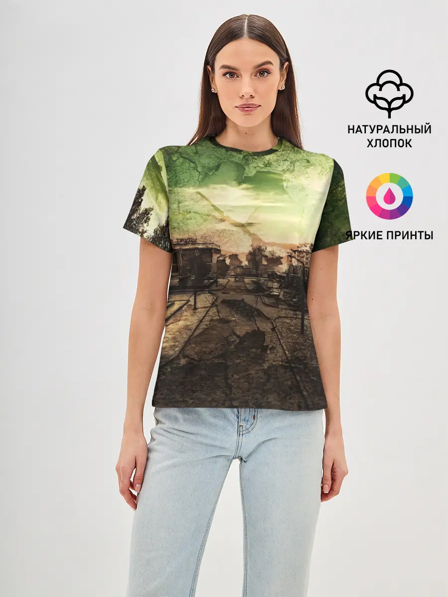 Женская базовая футболка / STALKER