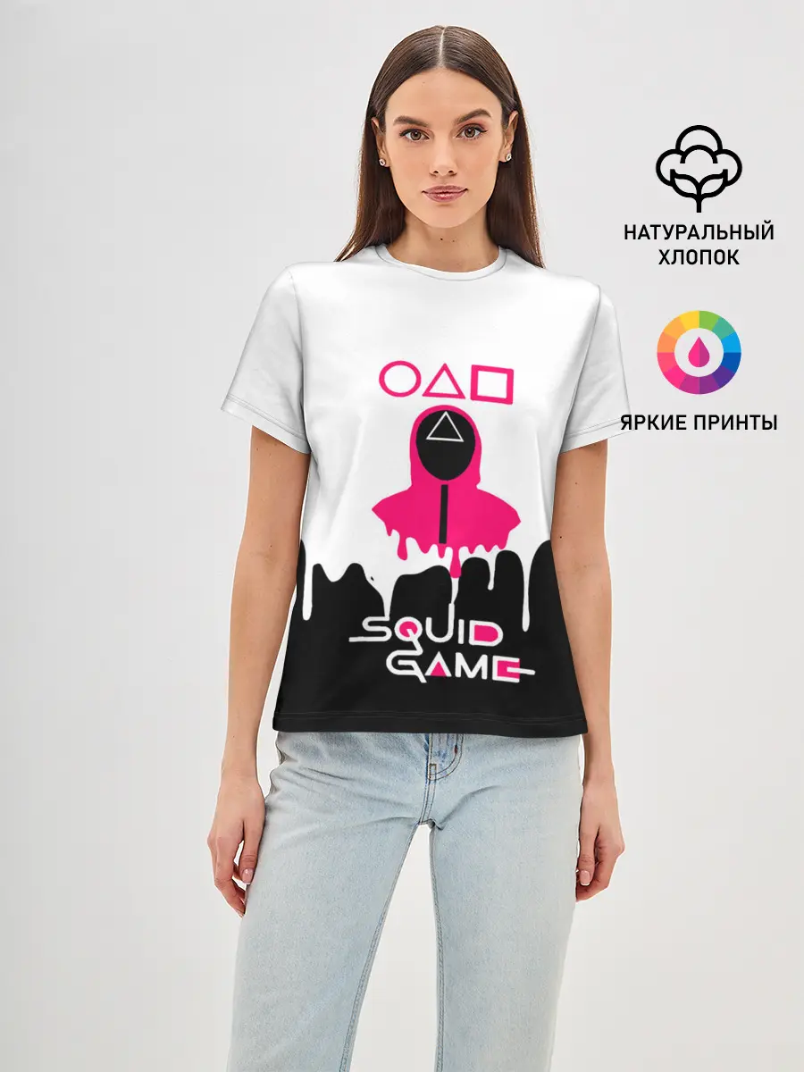 Женская базовая футболка / Игра в кальмара