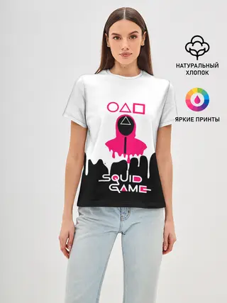 Женская базовая футболка / Игра в кальмара
