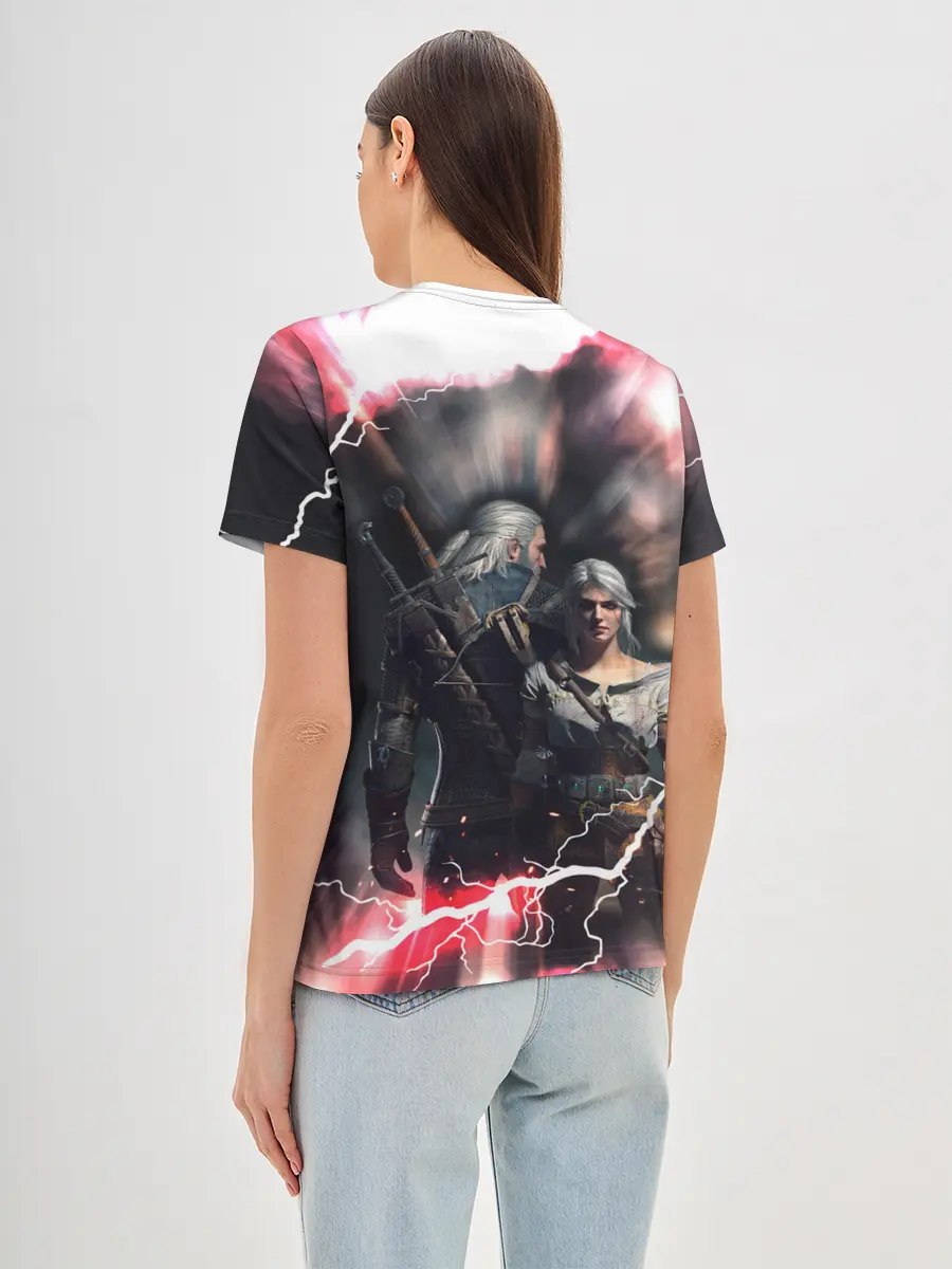 Женская базовая футболка / Цирилла | Геральт