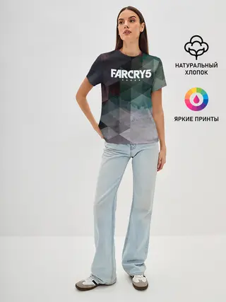 Женская базовая футболка / FarCry polygon