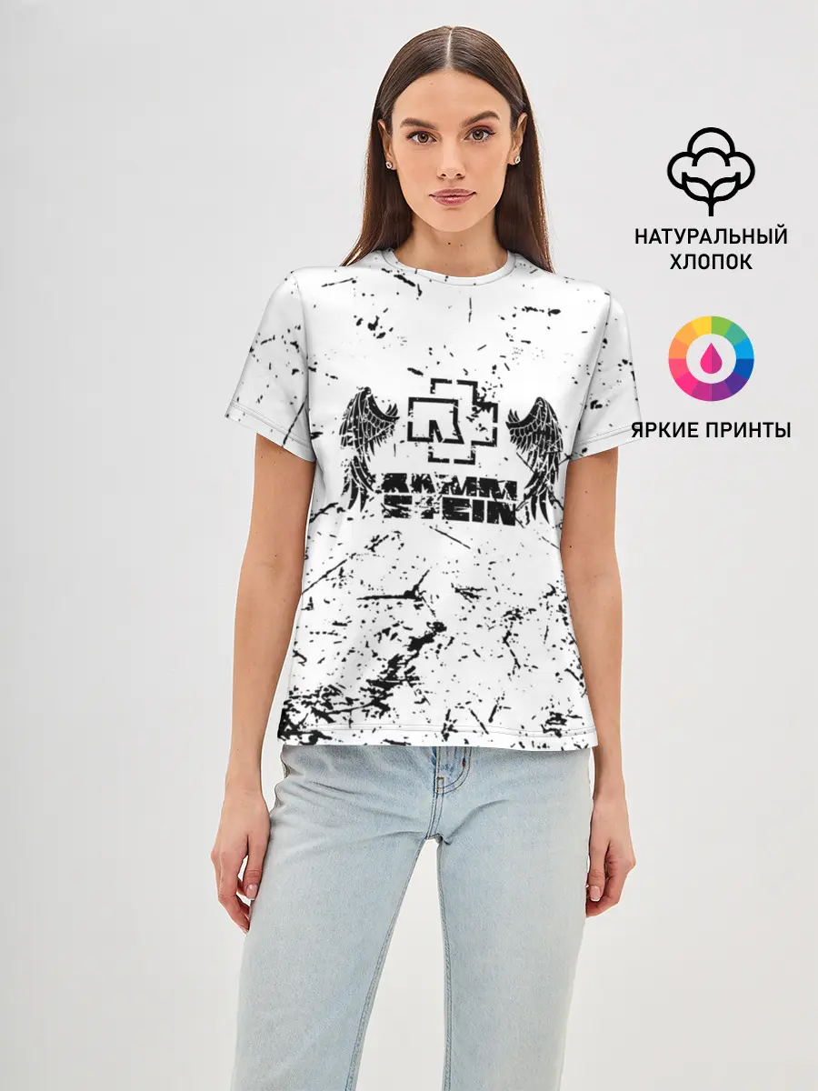 Женская базовая футболка / RAMMSTEIN